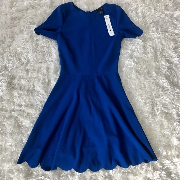 bloomingdales blue and white dress Blue And White Dresses